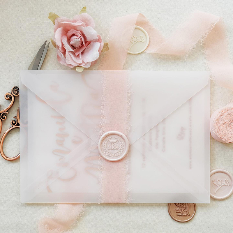 Partecipazioni matrimonio personalizzate - inviti nozze pocketfold carta  kraft fiori bianchi 10 pezzi …